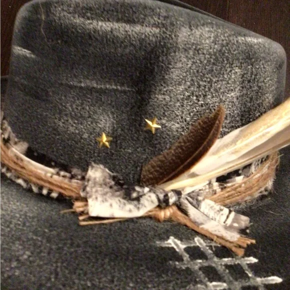 NEW! BOHO Vintage Make An Offer custom distressed rancher - Picture 4 of 9